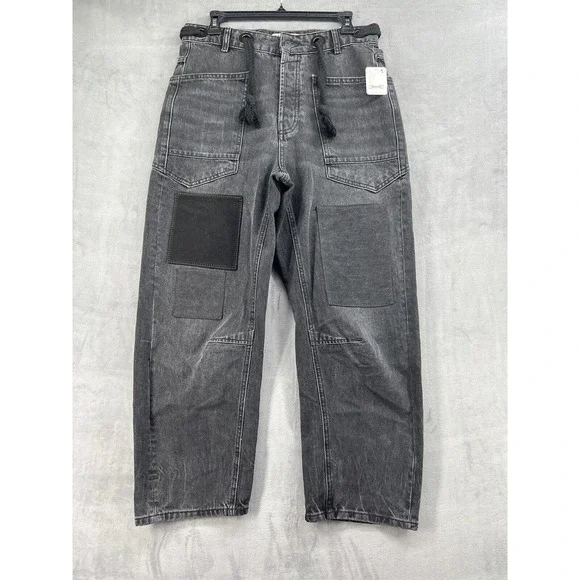 ❌SOLD❌Free People Moxi Low Slung Barrel Jeans - Picture 2 of 10